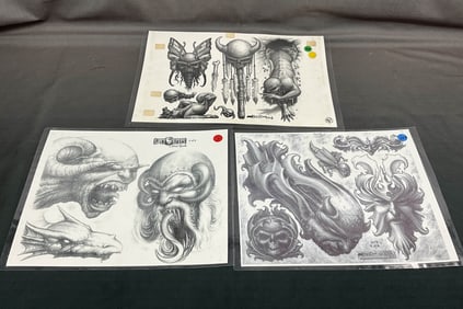 Paul Booth Collection, Tattoo Art Flash Sheets