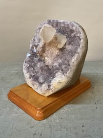 Amethyst Geode With Calcite