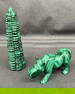 Carved Malachite, Rhino & Corn