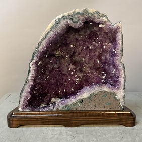 Amethyst Geode On Stand