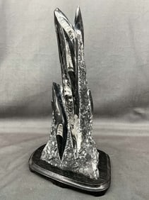 Large Orthoceras Fossil On Stand