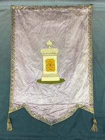 Oddfellows Banner With Pedestal