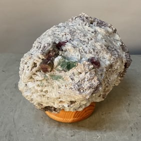 Albite with Tourmaline & Lepodite