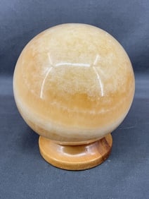 Large Calcite Sphere On Stand