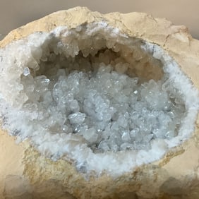 Whole Calcite Geode On Stand