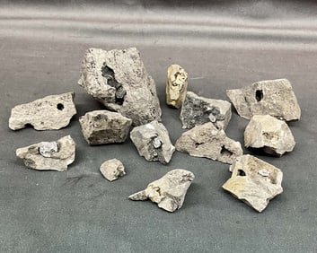 Multiple Herkimer Diamonds In Matrix