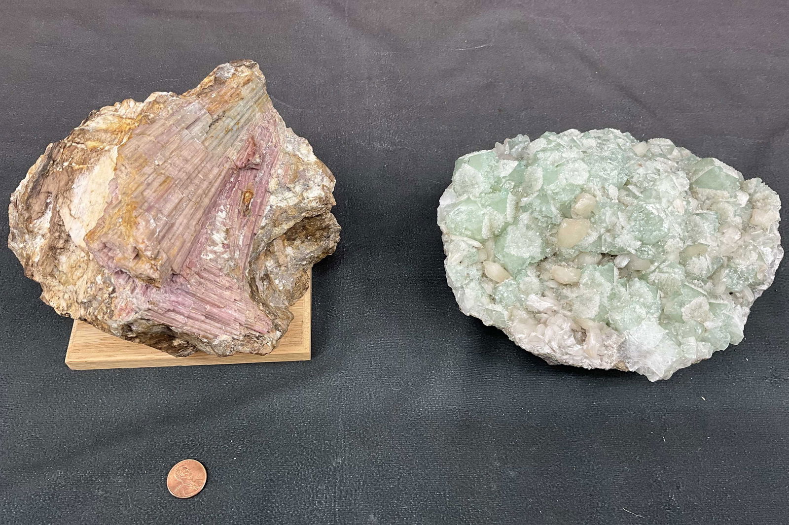 Apophyllite & Stilbite, Pink Tourmaline In Matrix (1 of 10)
