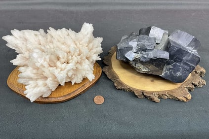 Manganocalcite & Galena, UV Reactive