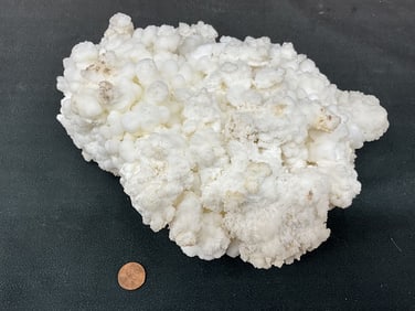 Large Aragonite Specimen On Stand