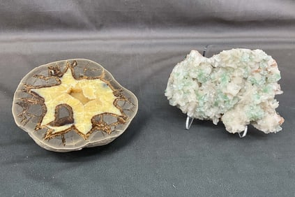 septarian Node & Apophyllite & Stillbite