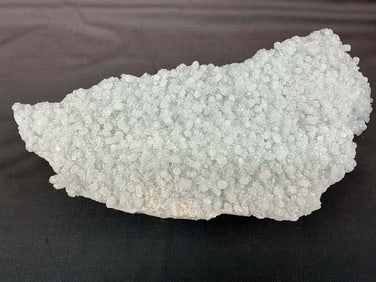 Prehenite On Druzy Basalt