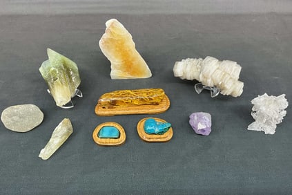 Calcite, Selenite, Topaz & More
