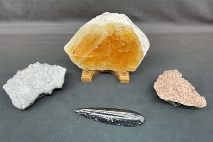 Calcite Slab, Fossil, Celestite