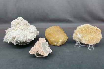 Aragonite, Calcite, Citrine