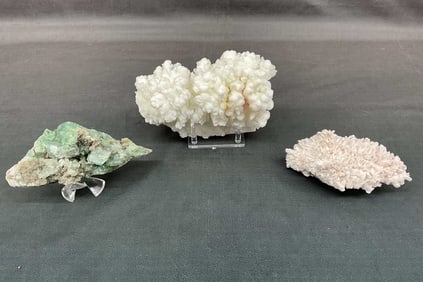 Large Aragonite, dolomite, Fluorite