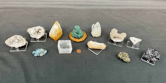 Quartz, Pyrite, Calcite, Mixed Group
