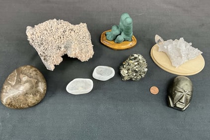 Petosky Stone, Velvet Malachite, dolomite