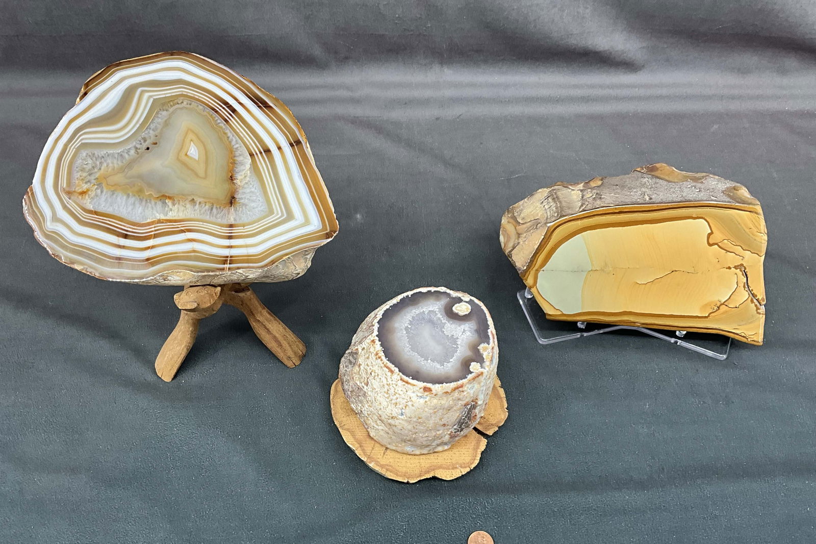 2 Large Agate Geodes, Picture Jasper (1 of 9)