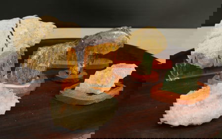 Geode, Amber, Amazonite, Tourmaline