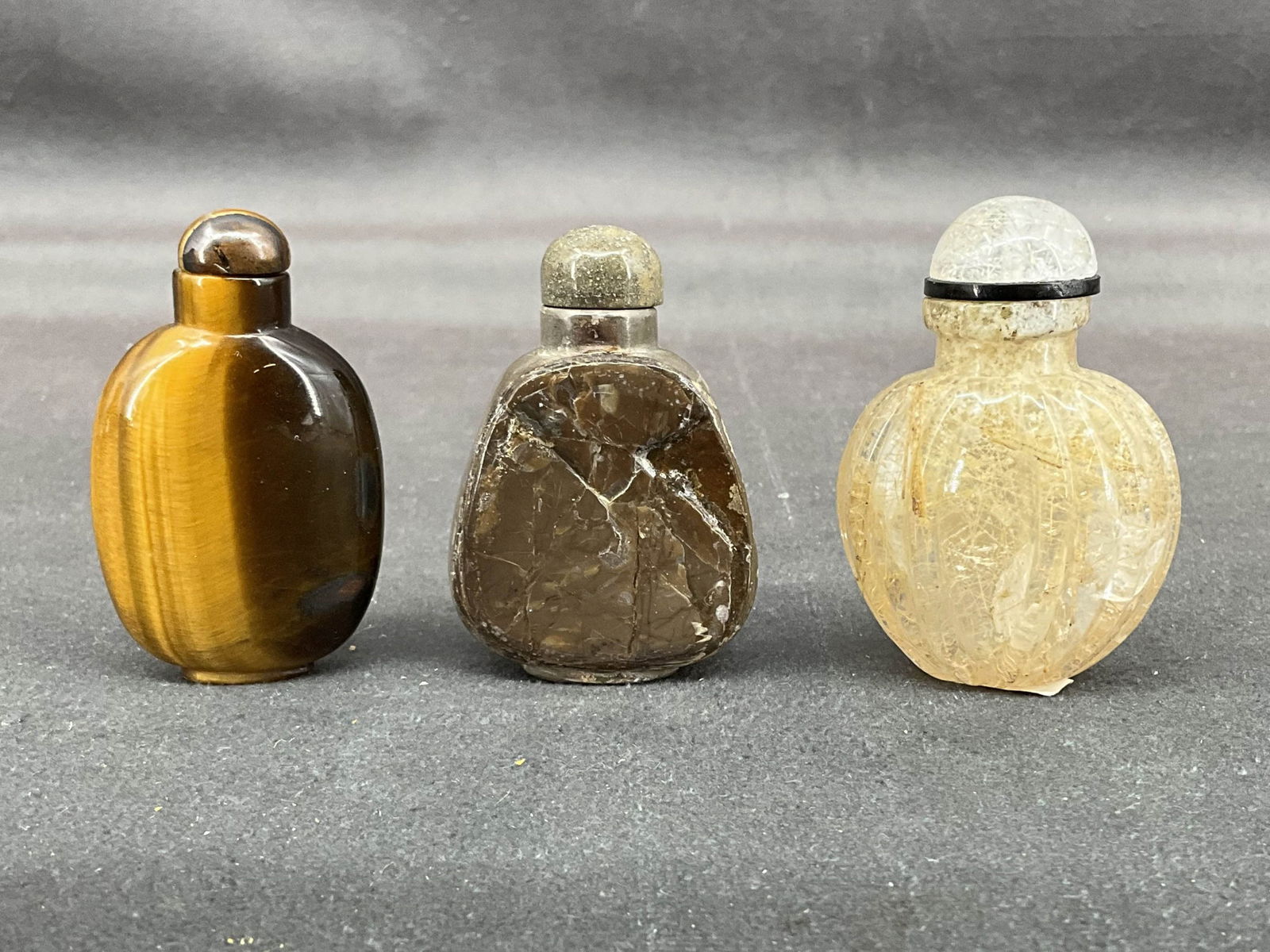 Assorted Craved Snuff Bottles (1 of 9)