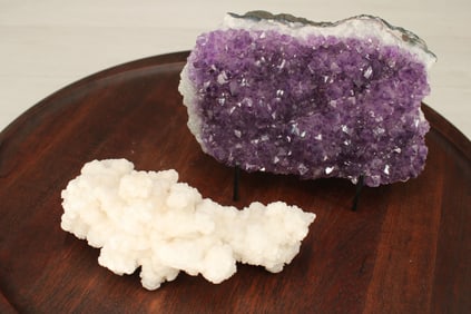 Amethyst Plate & Salt Specimen