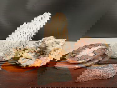 Angle Plated Quartz, Rose Druzy
