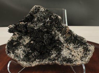 Tourmaline & Uvite on Stand
