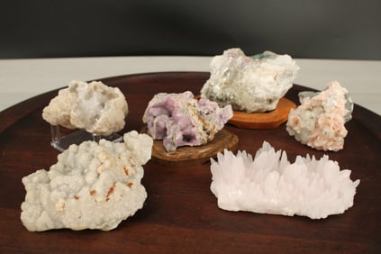 Tourmaline, Geode, Smithsonite