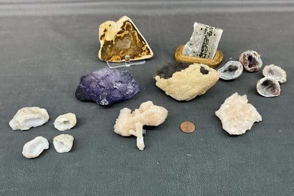 Elmwood Fluorite, Morion Quartz, Ocean Jasper