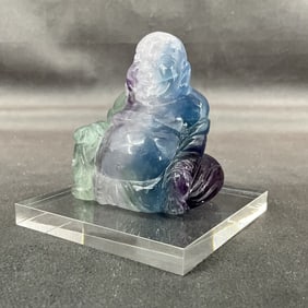 Fluorite Buddha, Rainbow