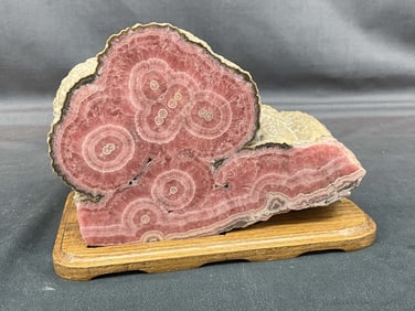 Rhodochrosite On Stand