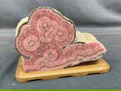 Rhodochrosite On Stand