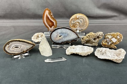 Geodes, Coral Geodes, Agate Slices
