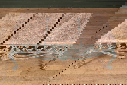 Cast Metal Low Table