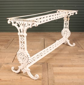 English Cast Iron Garden Table Base