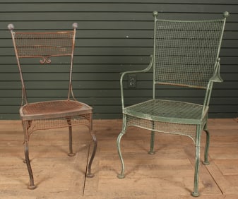 His and Hers Woodard Garden Chairs