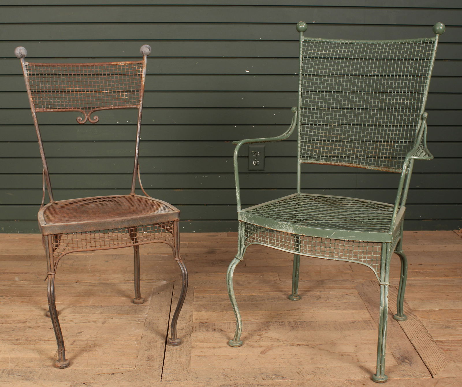 His and Hers Woodard Garden Chairs (1 of 5)
