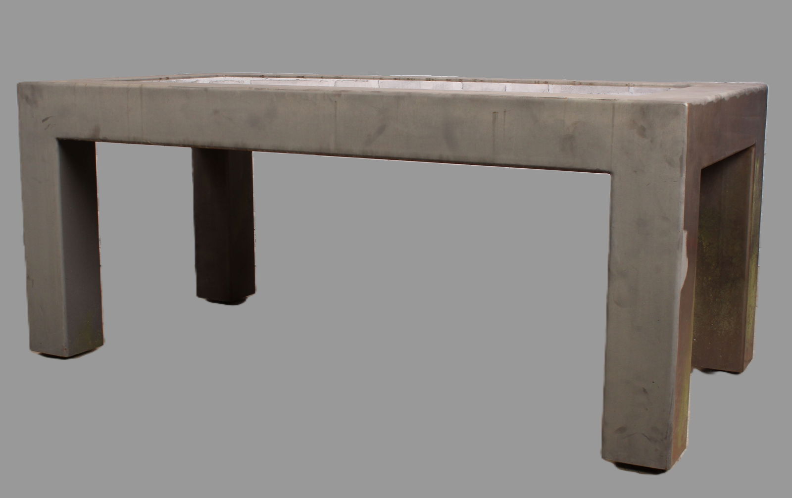 Custom Garden Dining Table, Steel, Glass (1 of 9)