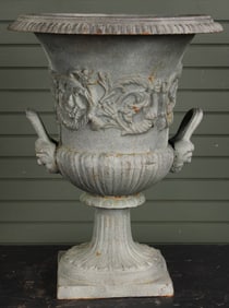 Cast Iron Warwick Style Garden Urn
