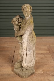 Neoclassical Cast Stone Garden Figure