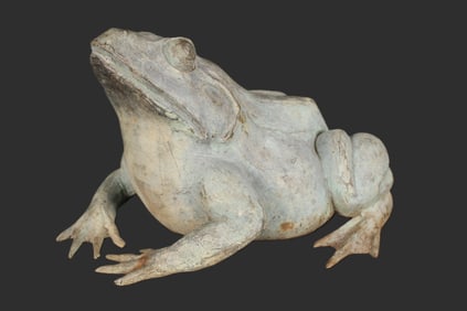 Bronze Frog, Garden Decor