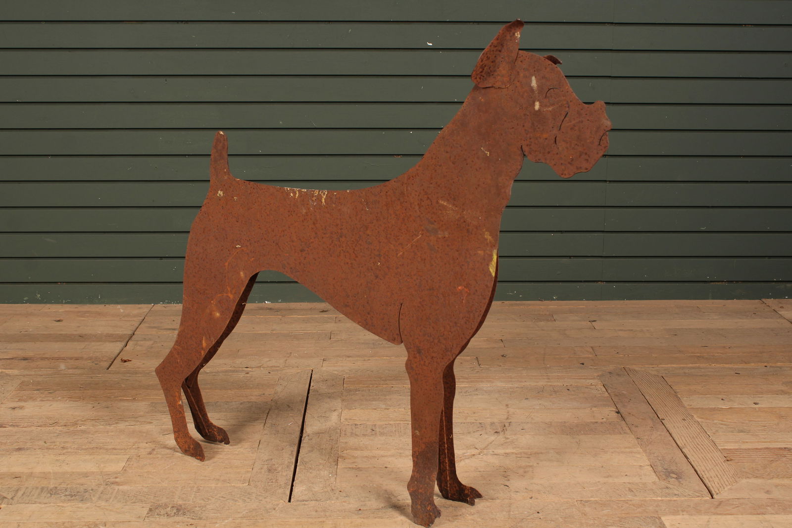 Sheet Iron Dog Silhouette (1 of 3)