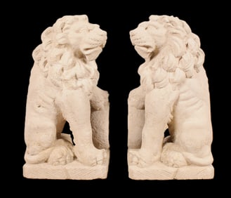 Carved Stone Lions