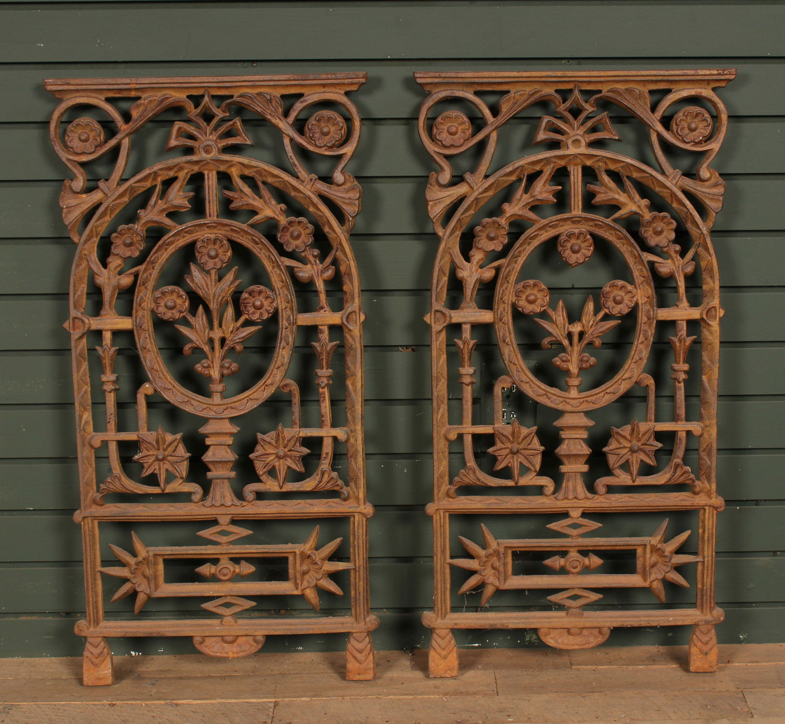 Pair Architectural Cast Iron Panels (1 of 8)