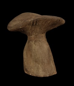 Figural Cast Sandstone Mushroom Chair