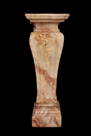 Antique Louis XIV Style Marble Pedestal