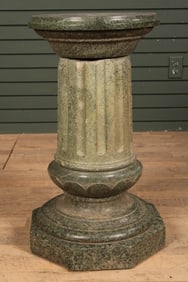 Carved Marble Pedestal