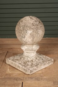 Cast Stone Ball Finial