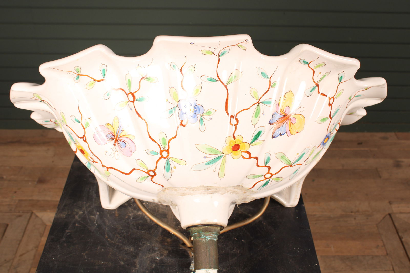 Sherle Wagner Painted Porcelain Sink (1 of 11)