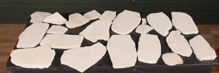 Large Lot Of White Quartz slabs, Tile, Mosaic